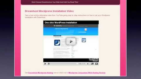 Dreamhost Wordpress Hosting