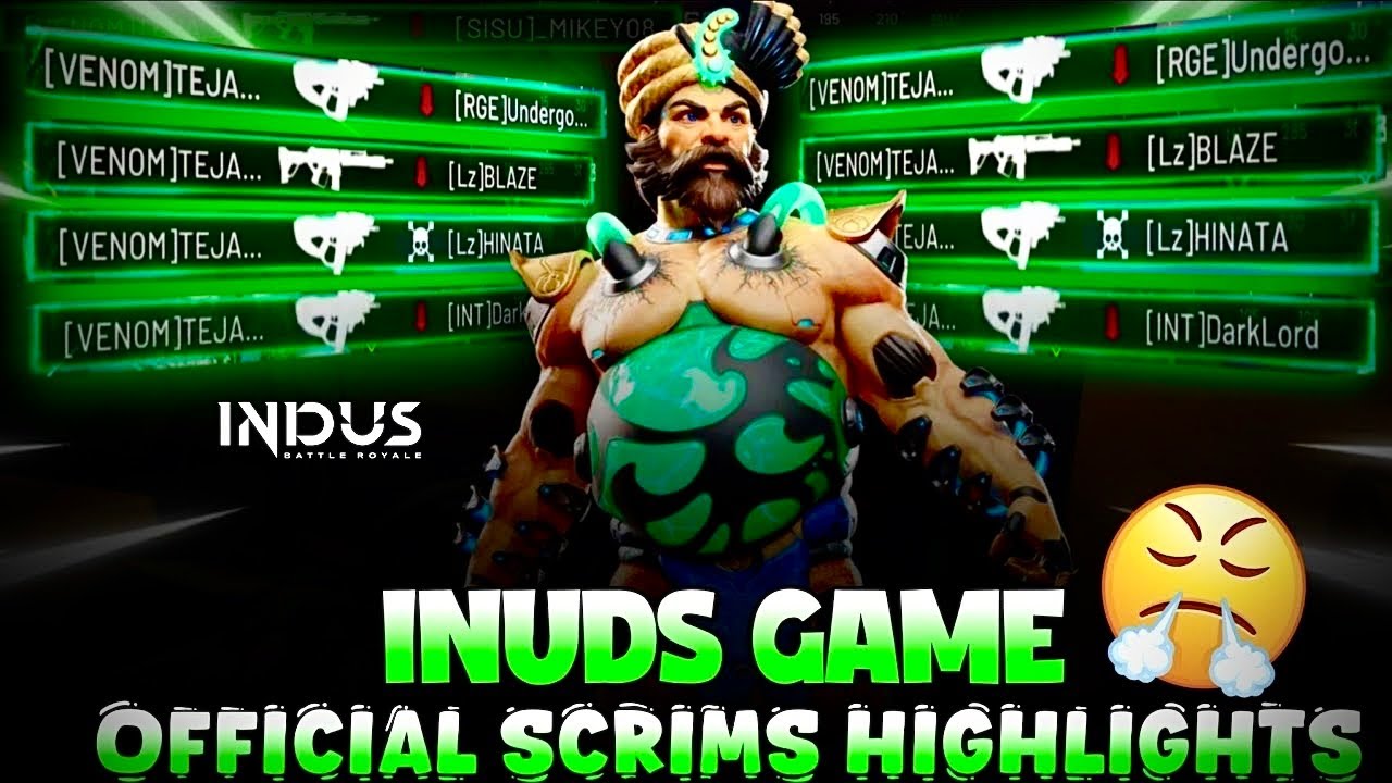 Scrims Frags 🔥| Venoms TejasOG ! | Indus Mobile @IndusBREsports