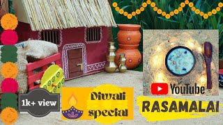 Miniature Rasamalai Miniature Cooking Rasamalai Recipe Mini Food Diwali2021 Special