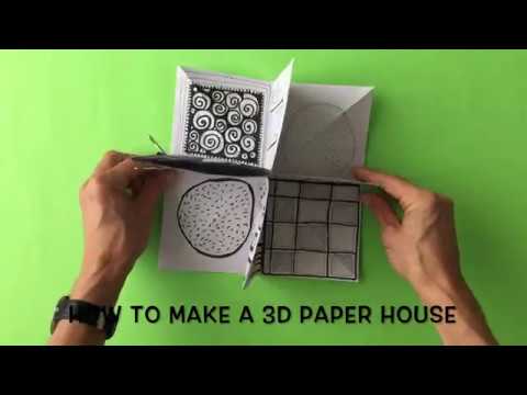 How to Make a 3D Paper House