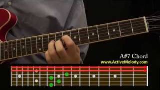 How To Play an A#7 (Sharp) Chord On The Guitar