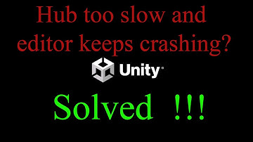 Unity hub too slow OR Unity editor keeps crashing?? SOLVED !! || Pictures With Vulpoaica