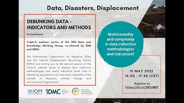 Triple-D Webinar Series: Session 2 - Debunking Data - Indicators and Methods