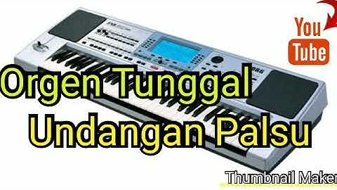 Dangdut orgen Tunggal Undangan Palsu