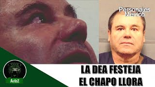La DEA celebra veredicto con video de Joaquín Guzmán llorando