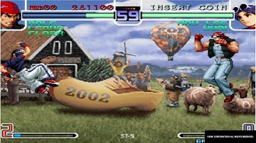 KING OF FIGHTERS 2002 - ARCADE MODE MAX DIFFICULT AS IKARRI WARRIORS TEAM- #GAMEPLAY#8#juanGAMER