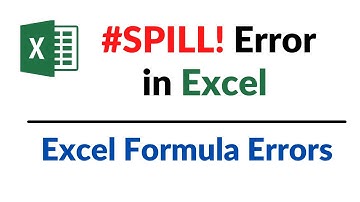 #SPILL! Error in Excel
