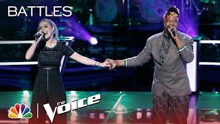 The Voice 2018 Battle - D.R. King vs. Jackie Foster: 'Sign of the Times'