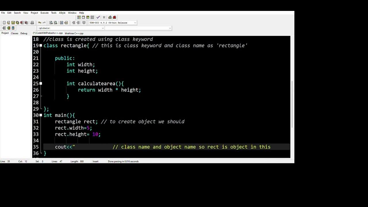 C++ | Simple Program And Class and Object used With Program - YouTube