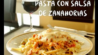 PASTA con SALSA de ZANAHORIAS🥕 por James