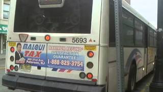 New Jersey Transit: 2010 NABI 40-SFW #5693 on the 712 Bus.