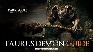 Taurus Demon Boss Guide Dark Souls Remastered