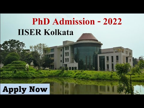 PhD Admission 2022 // IISER Kolkata