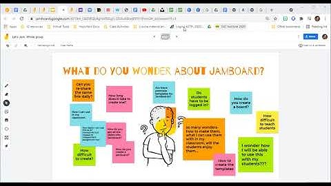 Brainstorming - Example Jamboard Activities