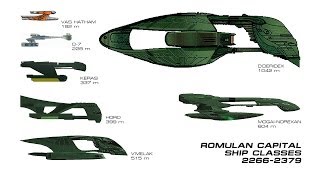 Romulan Capital Ship Classes 2266-2379