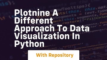 Plotnine a different approach to data visualization in python