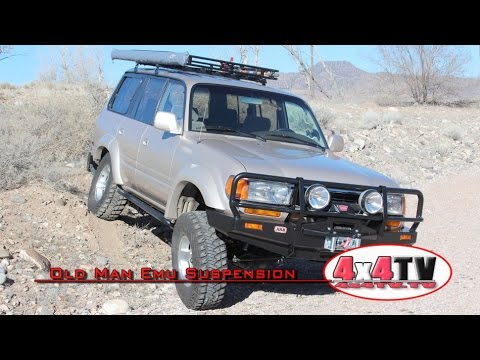 4x4tv Product Review Old Man Emu Suspension Lift On Toyota Land