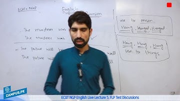 ECAT NGP English Live Lecture 5, FLP Test Discussions