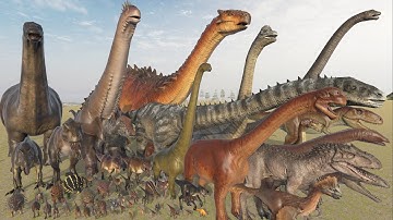100+ Dinosaurs Size Comparision in 3D | Realistic World Data