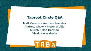 Taproot Activation Q&A with Bitcoin Devs - TABConf 2021