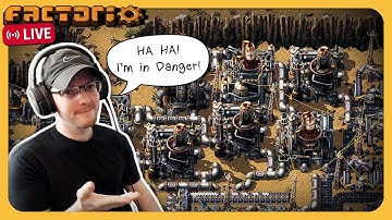 SATISFACTORY "PRO" plays FACTORIO! 🔴[LIVE]