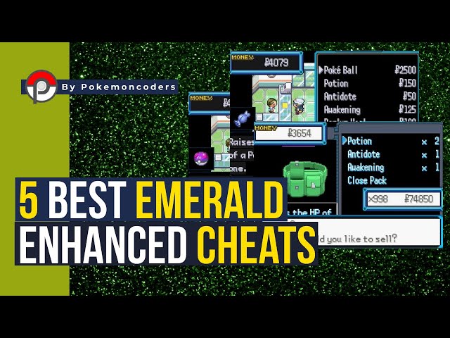 Pokemon Emerald Enhanced 8.205 Working Cheat Codes! (2022