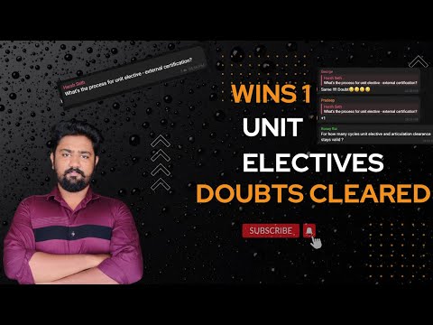 Comprehensive Guide to TCS Wings 1 Unit Electives: Unlock Your Career Potential @Rahul_Vijayan