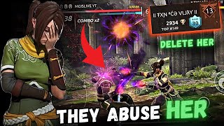 Why Players Abuse Her ? 🤦🏻‍♂️ | Shadow Fight Arena