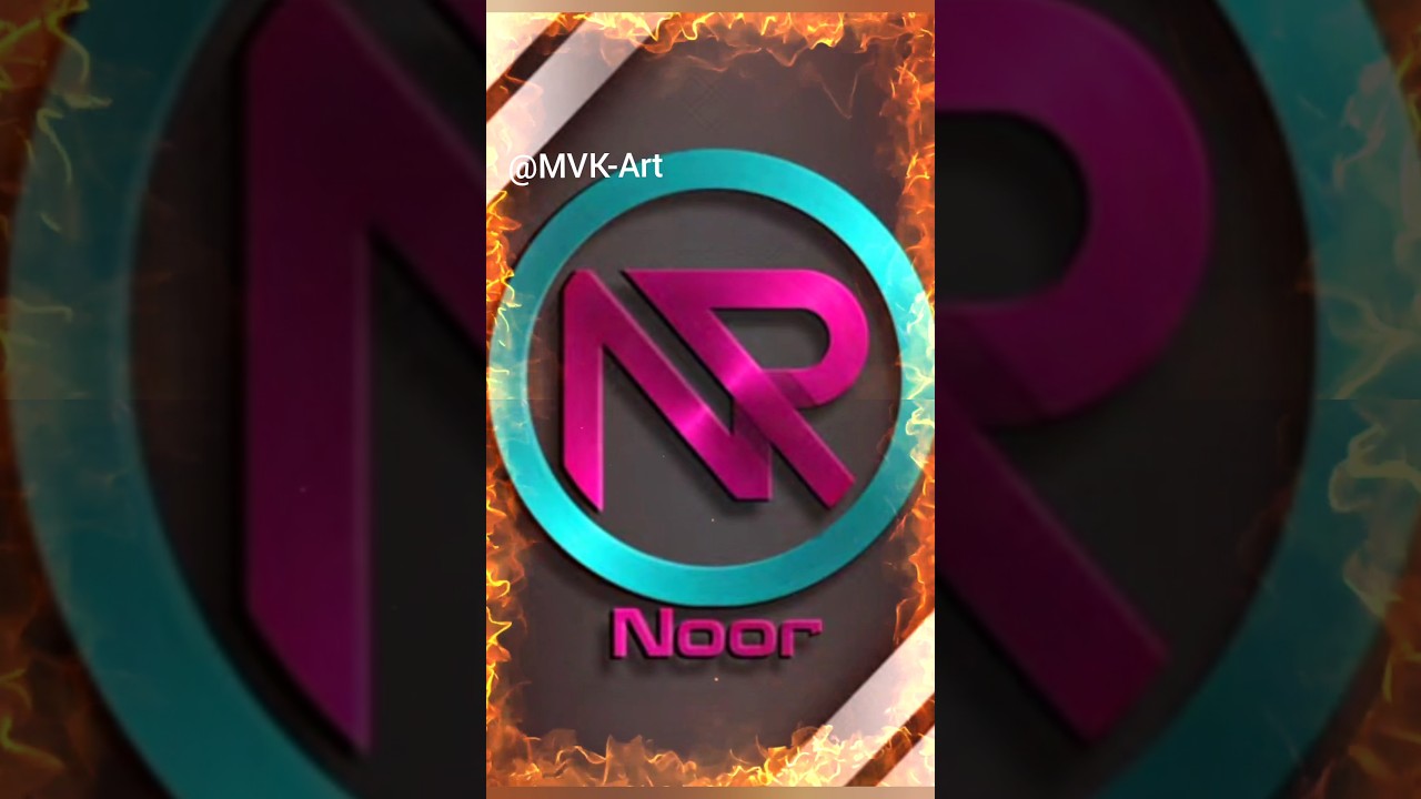 NOOR name into brand logo 🔥