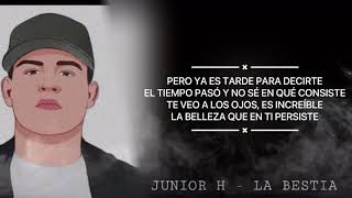 La Bestia - Junior H [Letra] 2021