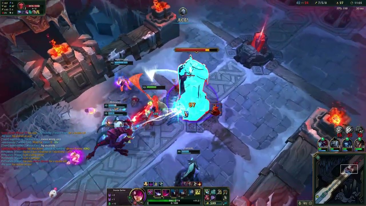 League of Legends S15 ARAM Yone (No Commentary)