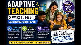 Adaptive Teaching Made Simple: 3 Ways to Meet Diverse Learning Needs