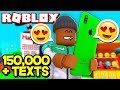 SENDING 150,000+ TEXT MESSAGES!! | Roblox Texting Simulator