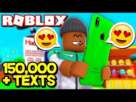 SENDING 150,000+ TEXT MESSAGES!! | Roblox Texting Simulator
