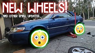 My SAAB 9-3 Glow-Up: New Wheels and More!