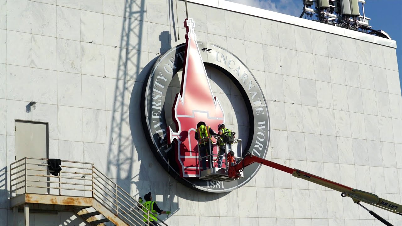 Founders Hall Officially Dons UIW Seal