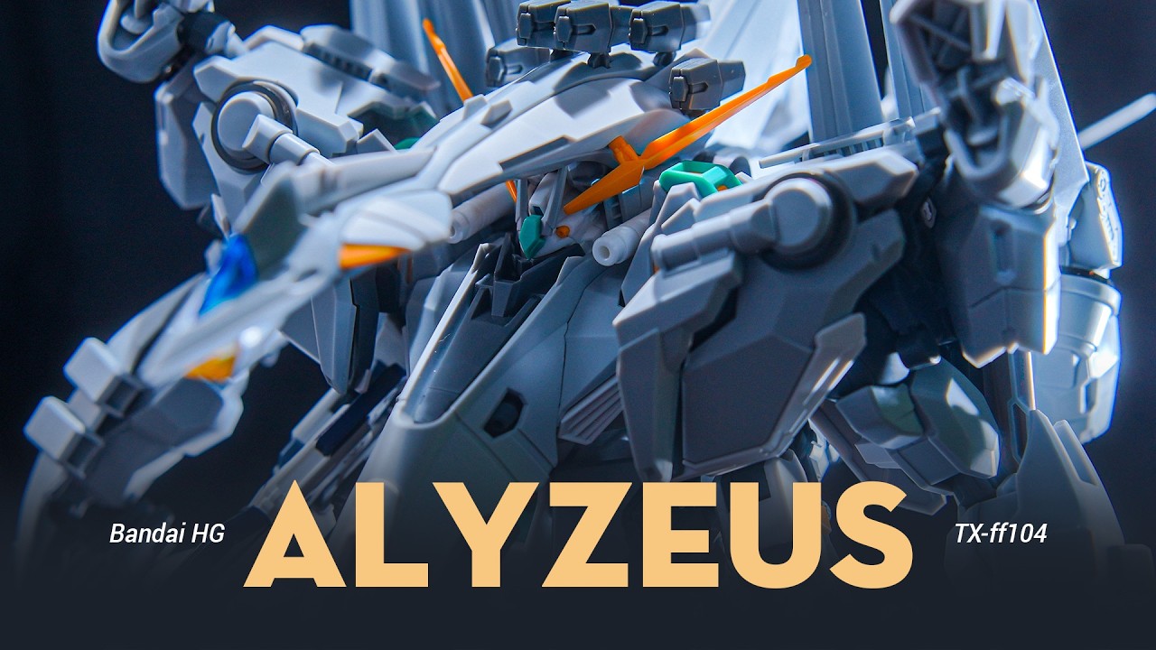 English] Bandai HG 1/144 TX-ff104 Alyzeus - YouTube