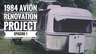 1984 Avion 30R Camper Renovation  Tour and First Projects For A Vintage Airstream RV Lookalike