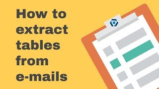 How To Copy Table From Emails With Parseur
