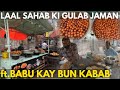 Burns Road Food Street | ft. Babu Bun Kabab &amp; Lal Sahab Ki Gulab Jamun | Street Food Karachi