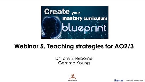 Teach strategies for AO2/3