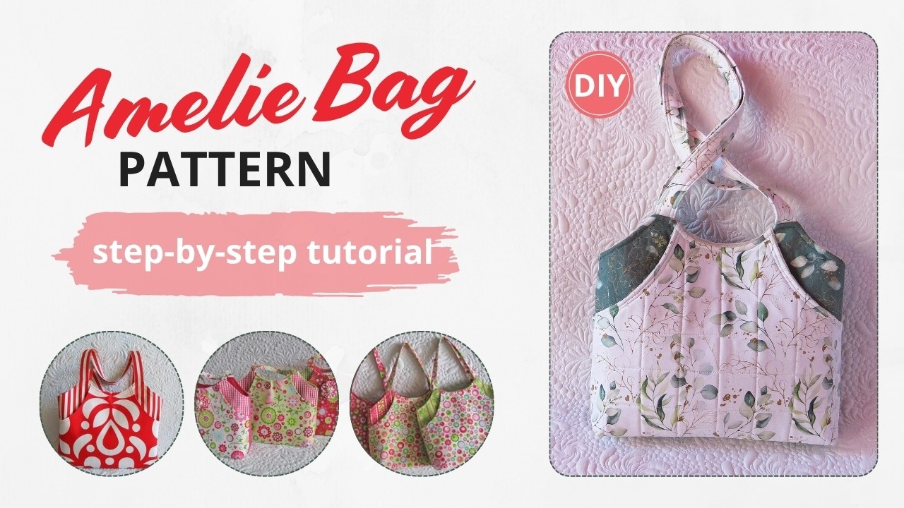 DIY Amelie tote bag pattern - YouTube