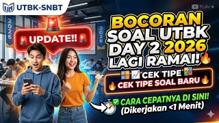 🚨UPDATE!! Leaked UTBK Day 2 2026 Questions That Are Currently Popular!