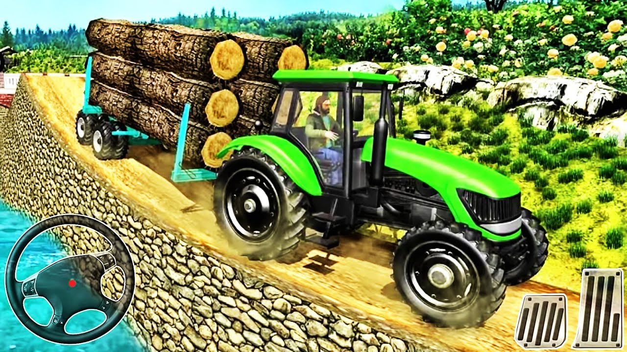 Real Tractor Trolley Cargo Driving - Farming Simulation - Best Android GamePlay