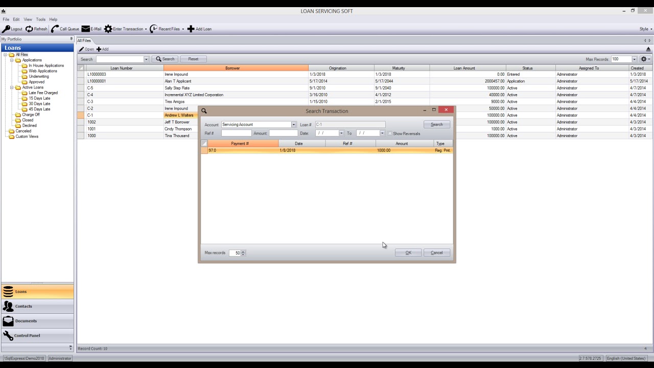 Payment Reversal With NSF Fee