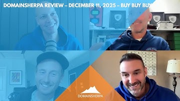 The State of AI Domain Investing: Risk, Reward & Reality Check | DomainSherpa Podcast (Dec 11, 2025)