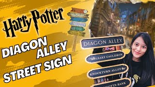 Harry Potter - Diagon Alley Street Sign Unboxing & Review