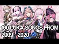 ~2020 UPDATE~ The Many Voices of Megurine Luka (2009-2020) [100 SONGS]