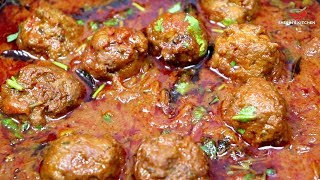 மட்டன் கோலா உருண்டை குழம்பு | Mutton Kola Urundai Kulambu | Mutton Kofta Curry