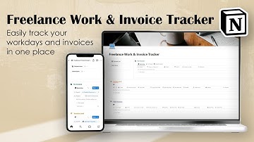 Freelance Work & Invoice Tracker - Notion